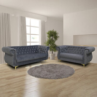 Fabric 2 Seater + 3 Seater Sofa VS8088 